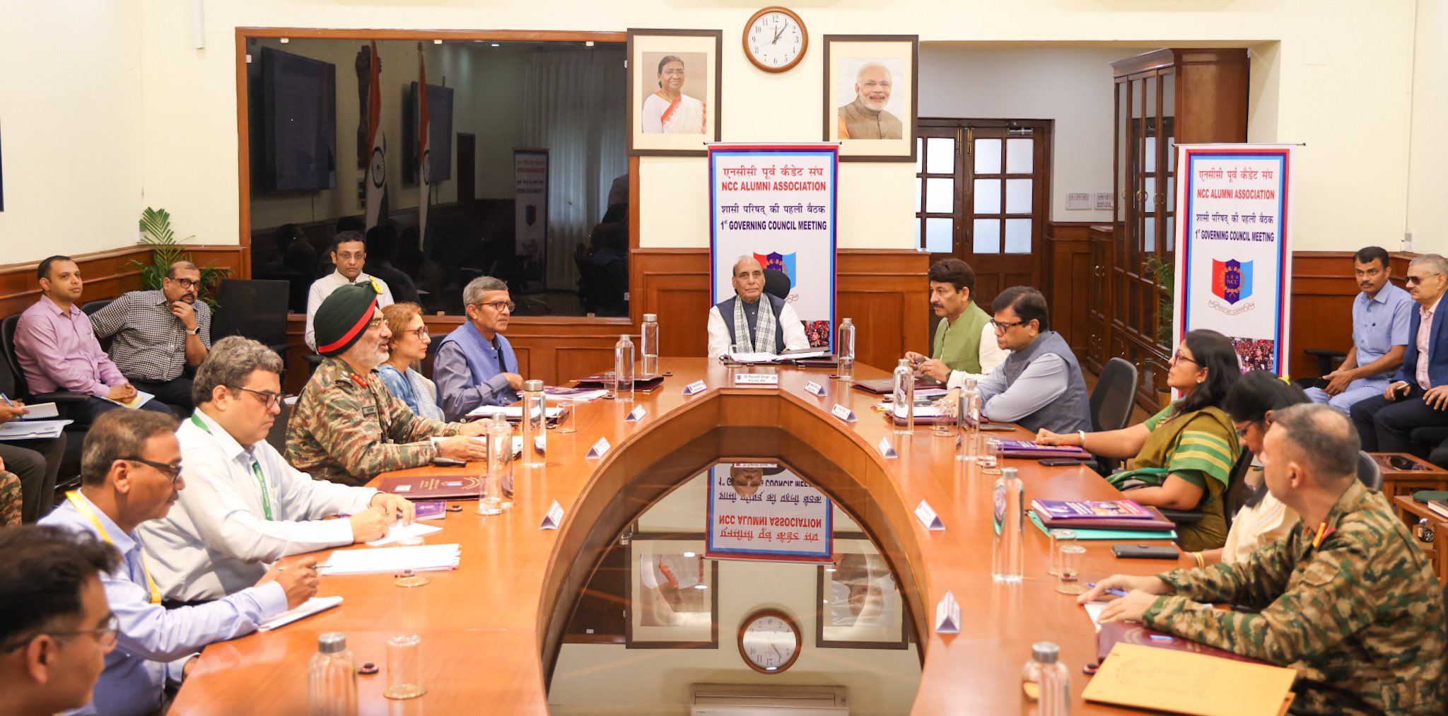 एनसीसी देश के युवाओं के लिए एक आदर्श प्रस्तुत करता है : रक्षा मंत्री राजनाथ सिंह