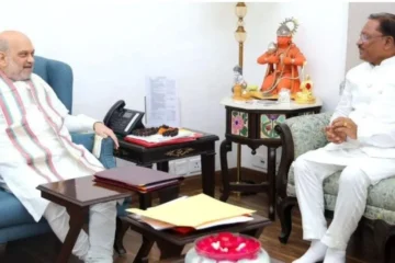 मुख्यमंत्री विष्णु देव साय ने नई दिल्ली में केंद्रीय गृहमंत्री अमित शाह से की सौजन्य भेंट