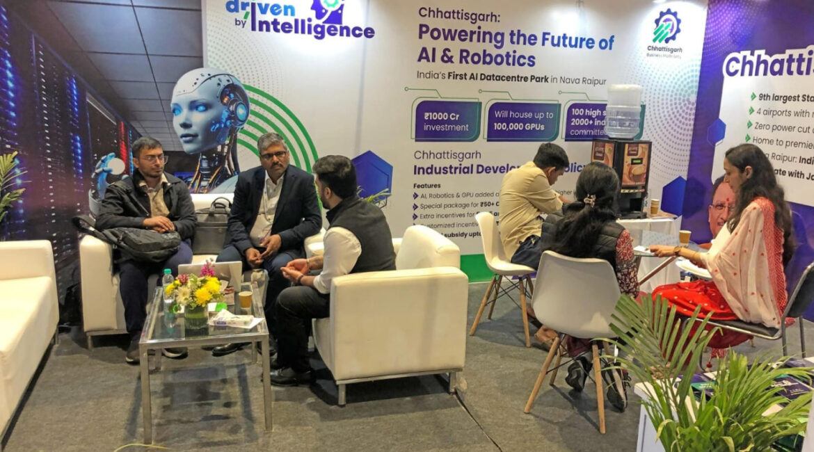 भारत मंडपम में एआई इम्पैक्ट समिट: छत्तीसगढ़ का स्टॉल बना आकर्षण केंद्र