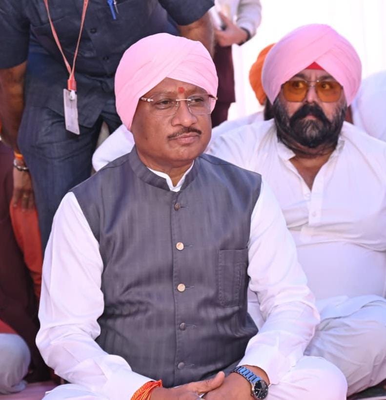 गढ़फुलझर नानकसागर में होला मोहल्ला कार्यक्रम में शामिल हुए मुख्यमंत्री श्री विष्णु देव साय