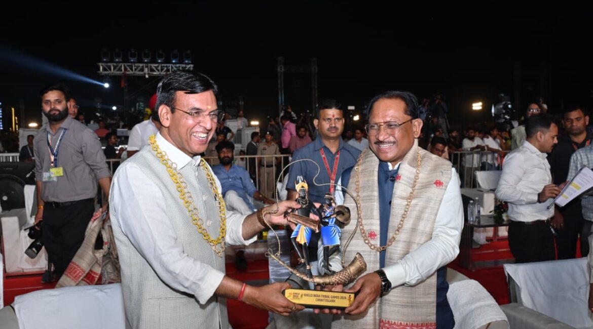  छत्तीसगढ़ में जनजातीय शक्ति का खेल महाकुंभ: देश के प्रथम ‘खेलो इंडिया ट्राइबल गेम्स 2026’ का भव्य शुभारंभ