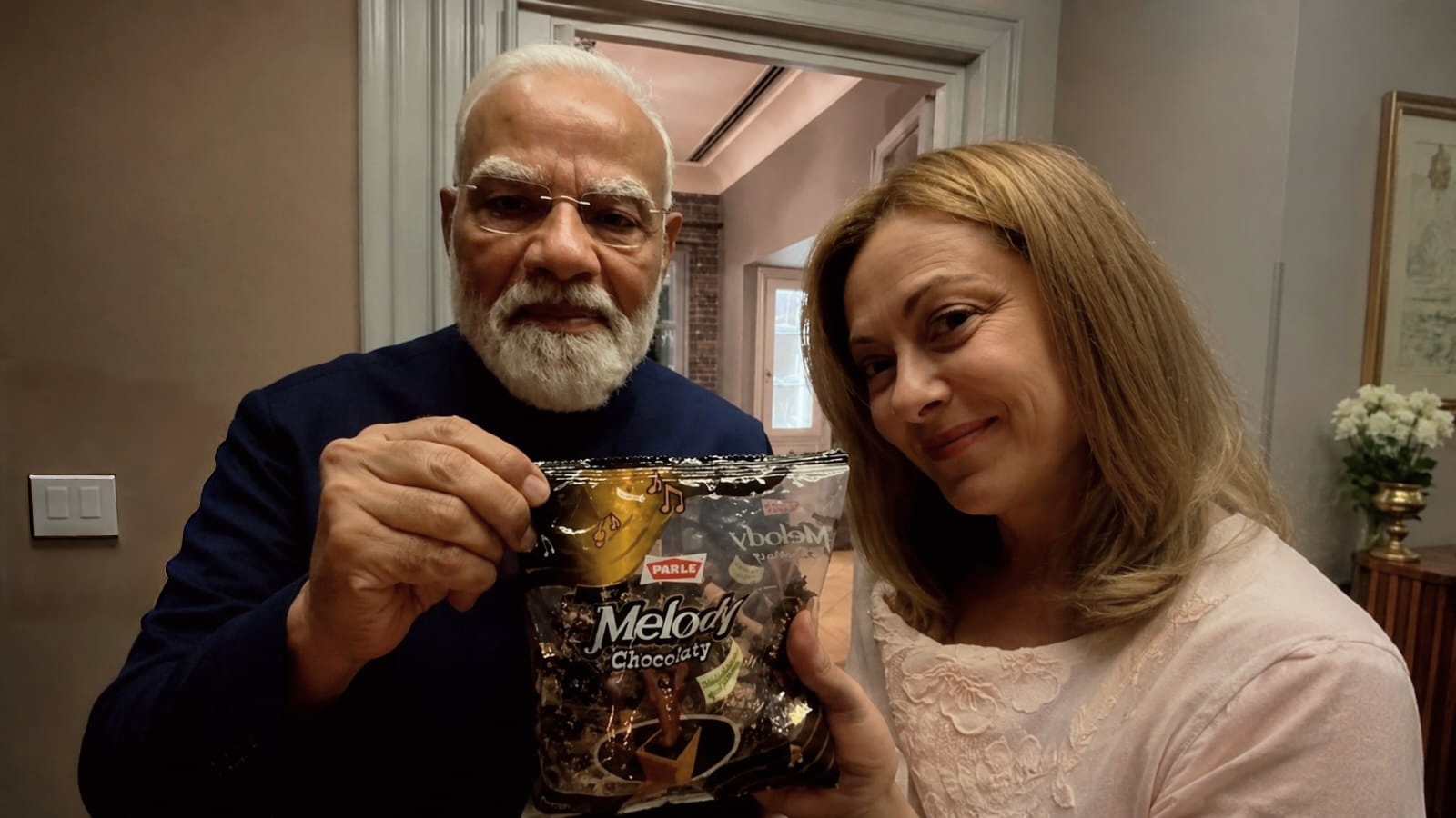 मेलोडी टॉफी के बहाने छाया मोदी-मेलोनी मोमेंट, इंटरनेट पर वायरल हुआ वीडियो, कुछ घंटों में बटोरे 11.2 करोड़ से ज्यादा व्यूज