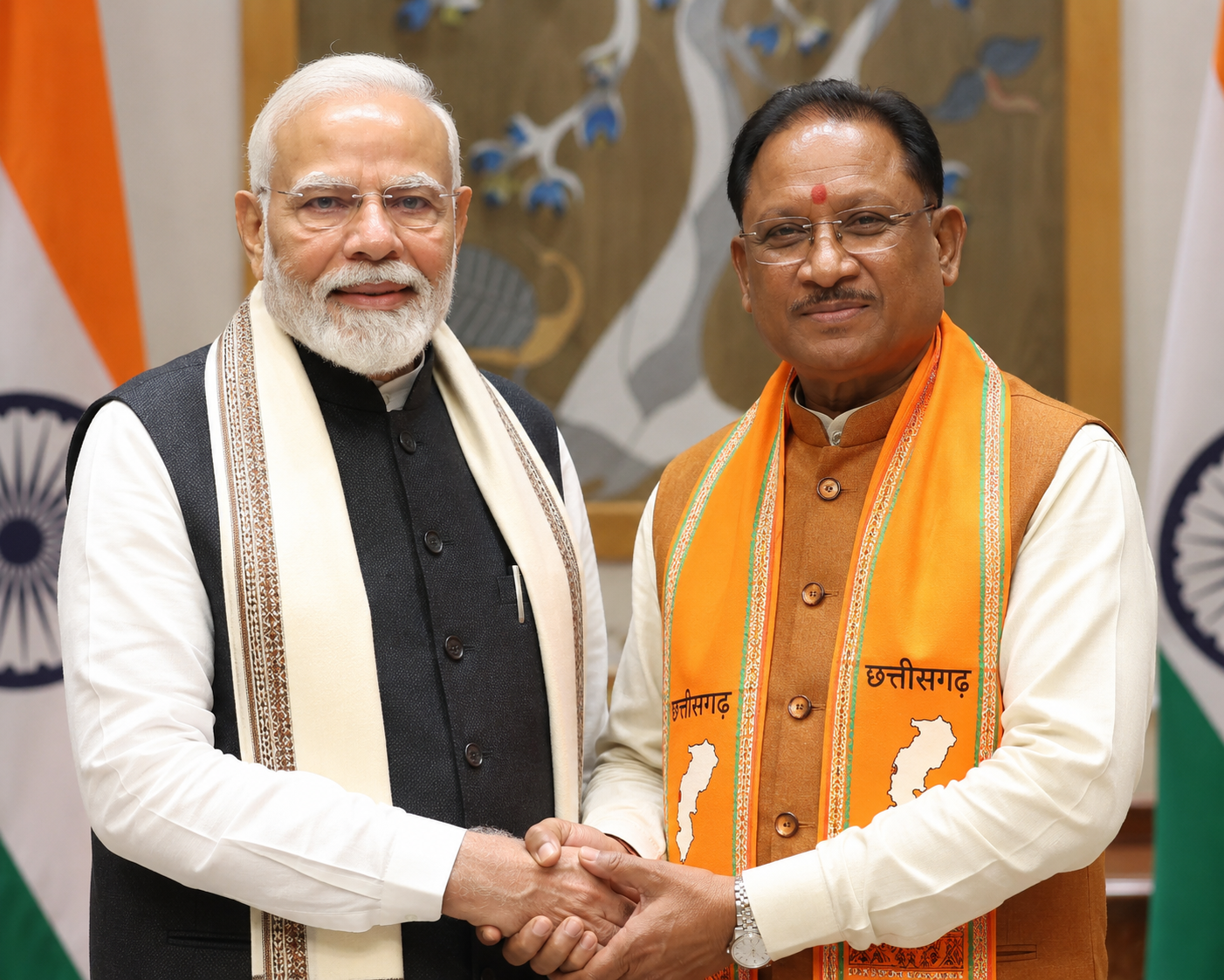 प्रधानमंत्री श्री नरेन्द्र मोदी के नेतृत्व के 12 वर्ष पूर्ण होने पर मुख्यमंत्री श्री विष्णु देव साय ने दी बधाई और शुभकामनाएं