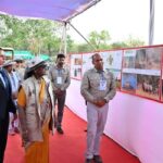 राष्ट्रपति ने किया चीता कमांड कंट्रोल सेंटर का भ्रमण, चीता प्रदर्शिनी भी देखी