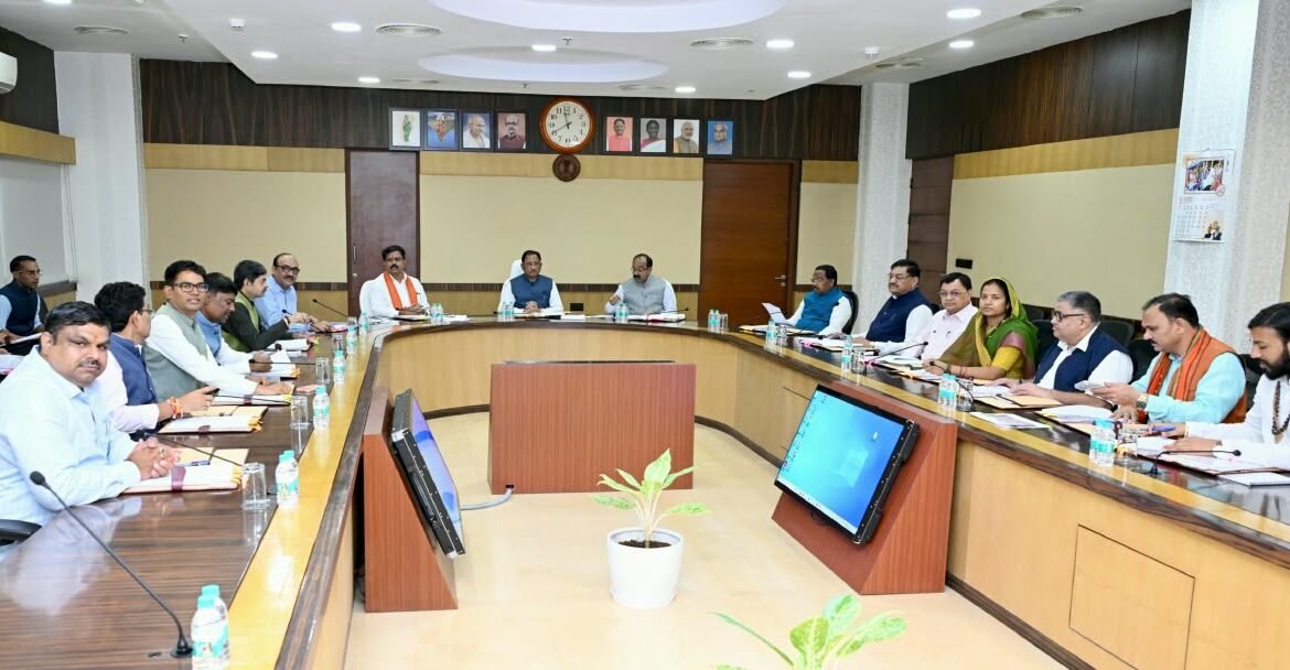 उप मुख्यमंत्री श्री अरुण साव ने कैबिनेट की बैठक में लिए गए निर्णयों की जानकारी दी