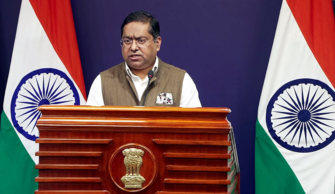भारत-चीन सीमा पर शांति द्विपक्षीय संबंधों के विकास के लिए जरूरी: विदेश मंत्रालय